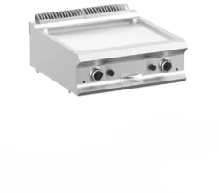 Gasgrillplatte Dexion Lux 700 - 70/73 - gerillt - Tischgerät - 14 kW
