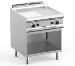 Gasgrillplatte Dexion Lux 700 - 70/73 - ½ glatt, ½ gerillt - 14 kW