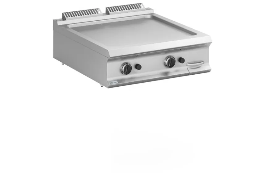 Gas-Grillplatte Dexion Lux 980 - 80/90 - glatt - Tischgerät - 18,4 kW
