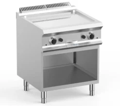 Gasgrillplatte Dexion Lux 700 - 70/73 - glatt, verchromt - 14 kW