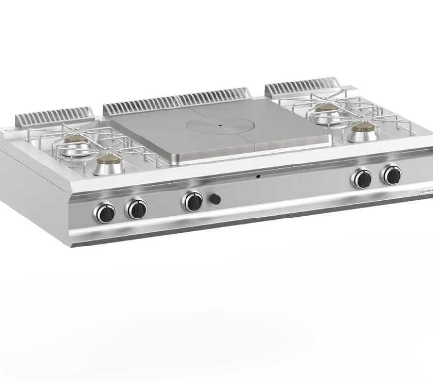 Gas-Grillplatte Dexion Lux 700 - 150/73 - Tischgerät - 38 kW
