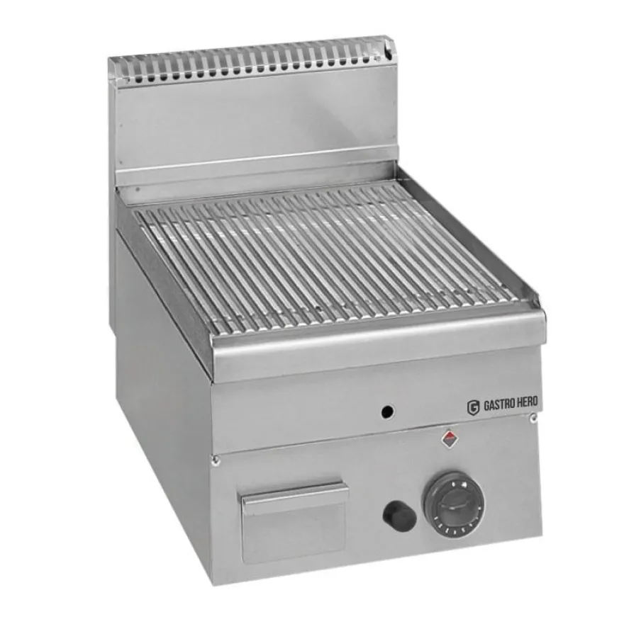 Gas-Grillplatte Serie 600 - 40/60 - gerillt - Tischgerät - 5,1 kW