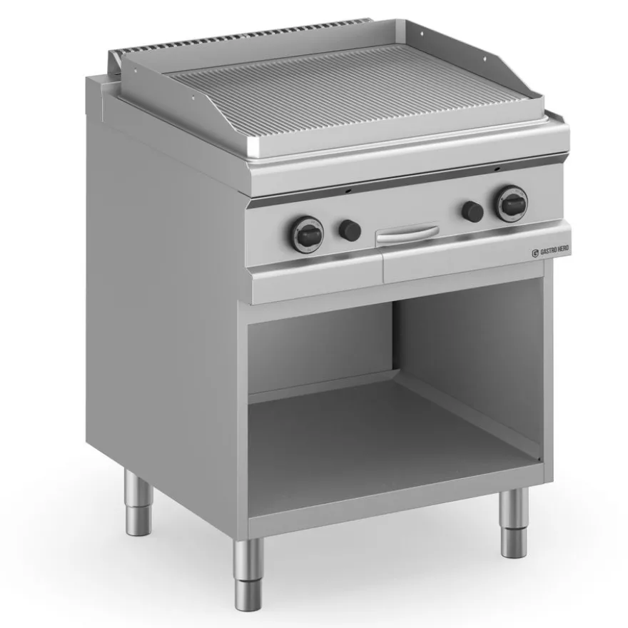 Gasgrillplatte Serie 700 - 70/70 - gerillt