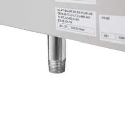 Gasgrillplatte Serie 700 - 70/70 - ½ glatt, ½ gerillt