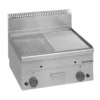 Gas-Grillplatte Serie 600 - 60/60 - 1/2 glatt, 1/2 gerillt - Tischgerät - 10,2 kW