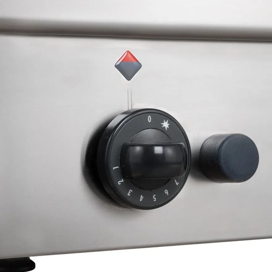 Gas-Grillplatte Serie 600 - 100/60 - glatt - Tischgerät - 15,3 kW