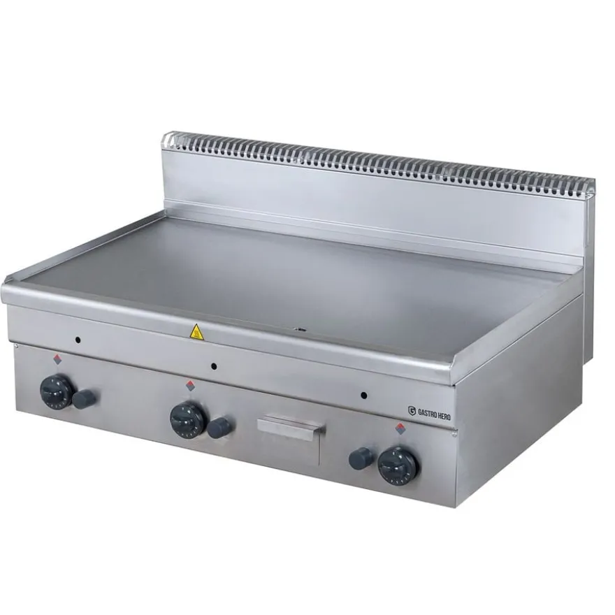 Gas-Grillplatte Serie 600 - 100/60 - glatt - Tischgerät - 15,3 kW