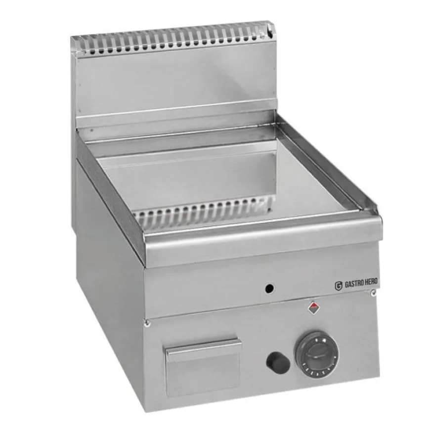 Gas-Grillplatte Serie 600 - 60/60 - glatt - Tischgerät - 10,2 kW