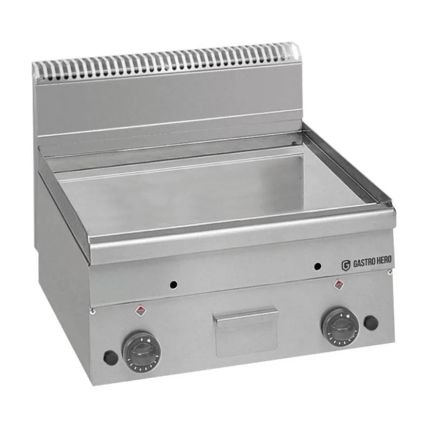 Gas-Grillplatte Serie 600 - 60/60 - glatt - Tischgerät - 10,2 kW