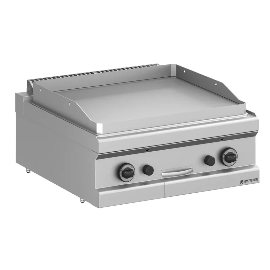 Gasgrillplatte Serie 700 - 70/70 - glatt - Tischgerät