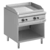 GasgrillplatteSerie 900 - 80/90-⅔ glatt, verchromt, ⅓ gerillt