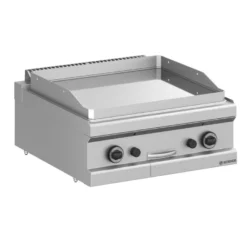 Gasgrillplatte Serie 700 - 70/70 - glatt, verchromt - Tischgerät