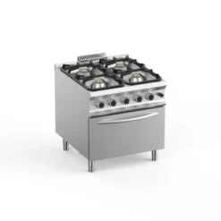 Gasherd Dexion Lux 980 - 80/90 mit Elekrobackofen - 4 Kochstellen - 36 kW