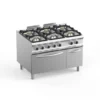 Gasherd Dexion Lux 980 - 120/90 mit Elektrobackofen - 4 Kochstellen - 54 kW