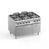 Gasherd Dexion Lux 980 - 120/90 mit Gasbackofen - 4 Kochstellen - 61 kW