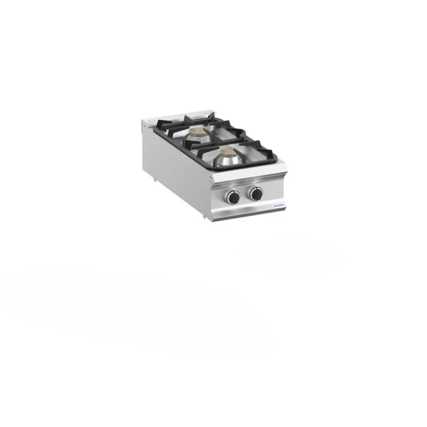Gasherd Dexion Lux 980 - 40/90 - Tischgerät - 2 Kochstellen - 11 kW