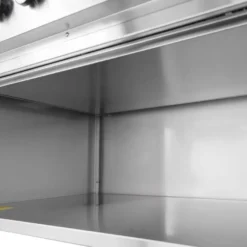Gasherd ECO mit offenem Unterbau - 43,2 kW - 6 Brenner