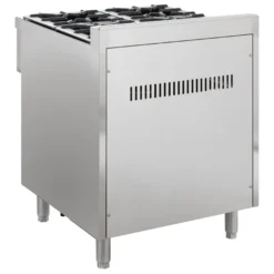 Gasherd ECO mit offenem Unterbau - 28,8 kW - 4 Brenner