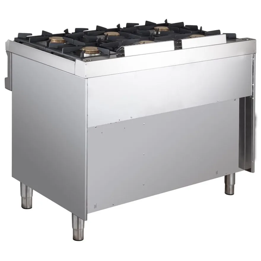 Gasherd Serie 700 - 110/70 - 6 Kochstellen - 42 kW