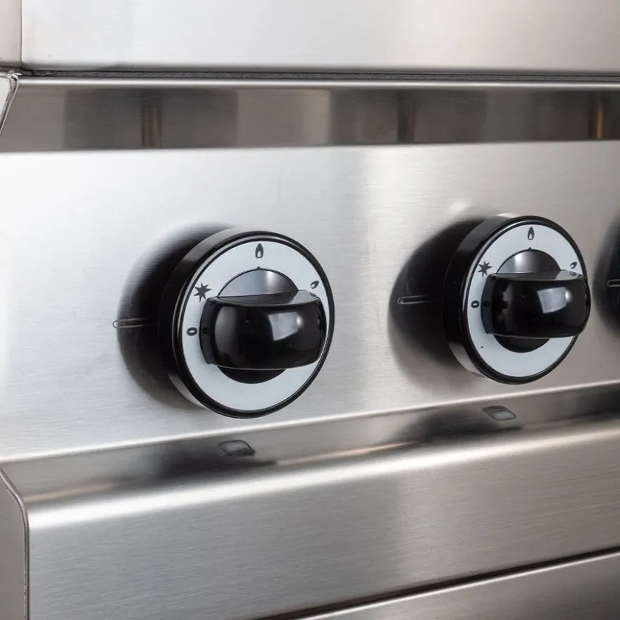 Gasherd Serie 700 - 70/70 mit Elektrobackofen, Umluft- 4 Kochstellen - 30,6 kW