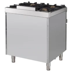 Gasherd Serie 700 - 70/70 mit Elektrobackofen, Umluft- 4 Kochstellen - 30,6 kW