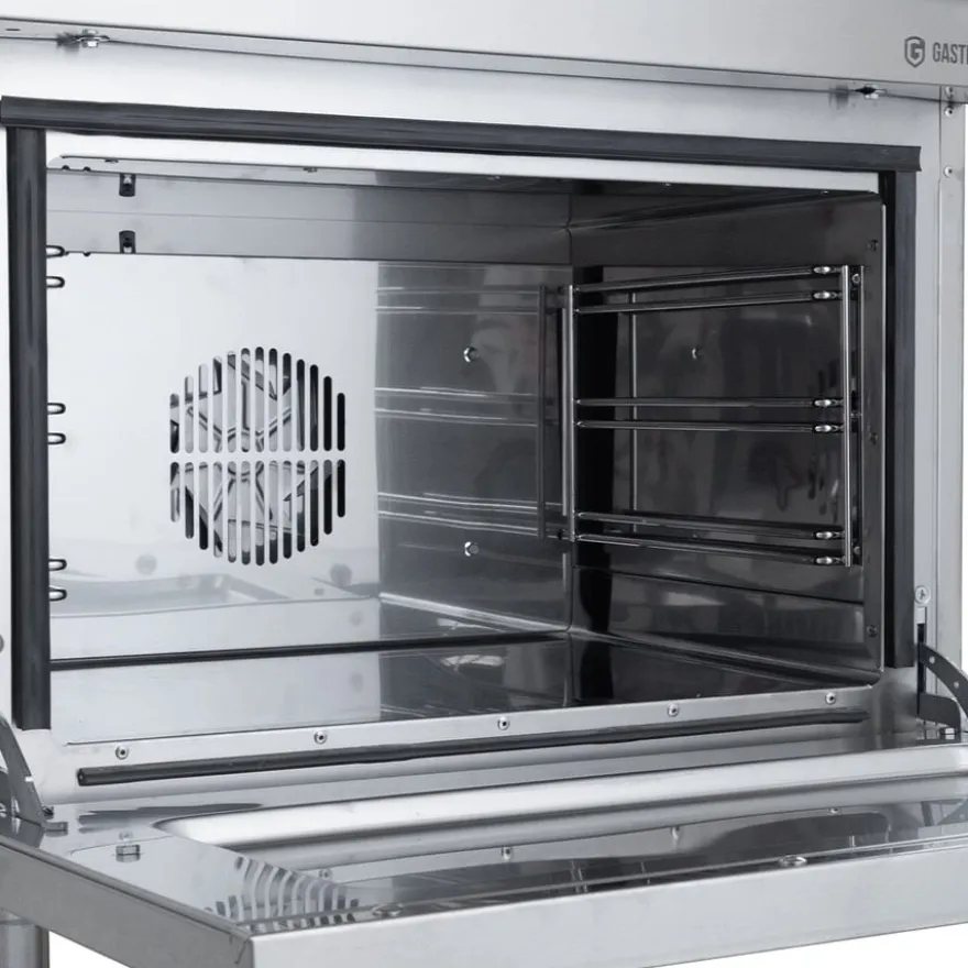 Gasherd Serie 700 - 70/70 mit Elektrobackofen, Umluft- 4 Kochstellen - 30,6 kW