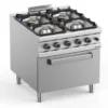 GasherdSerie 900 - 80/90 mit Elektrobackofen - 4 Kochstellen - 42 kW