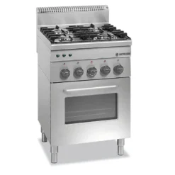 Gasherd Serie 600 - 60/60 mit Elektrobackofen,Umluft und Elektrogrill