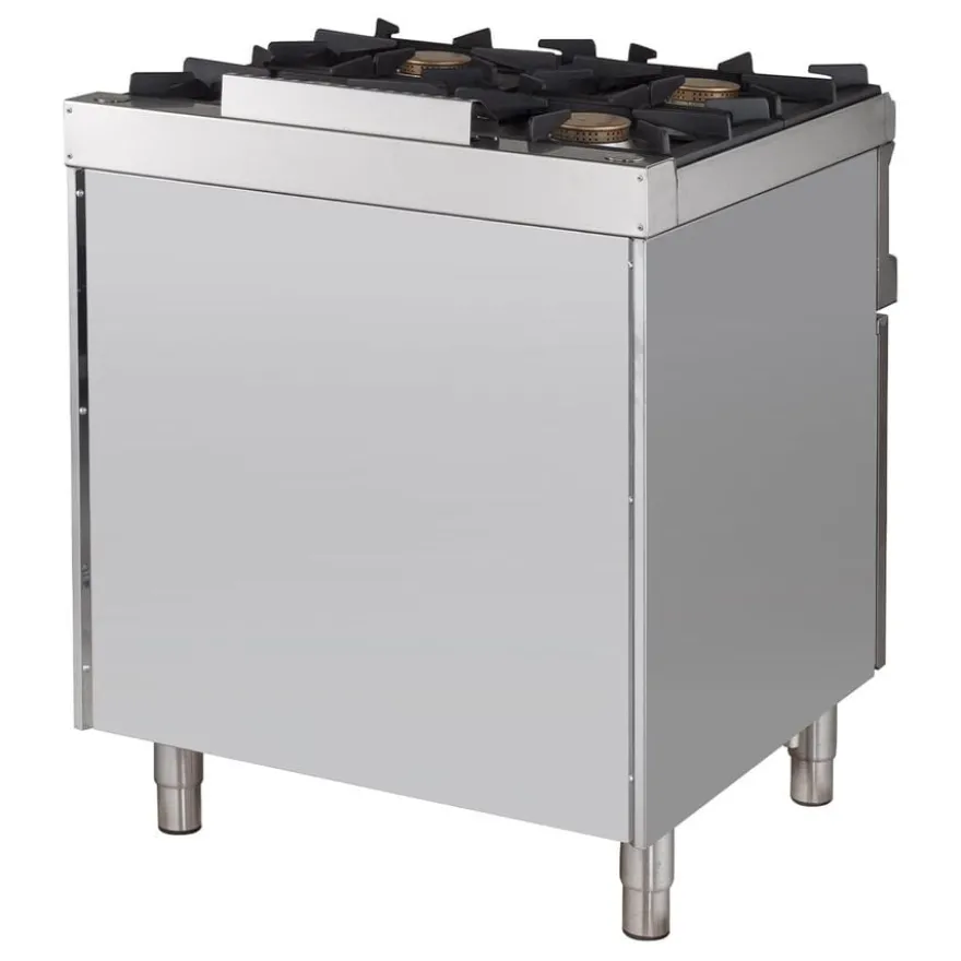 Gasherd Serie 700 - 70/70 mit Gasbackofen - 4 Kochstellen - 34 kW