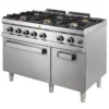 Gasherd Serie 700 - 110/70 mit Gasbackofen - 6 Kochstellen - 48 kW