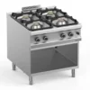GasherdSerie 900 - 80/90 mit offenem Unterbau - 4 Kochstellen - 36 kW