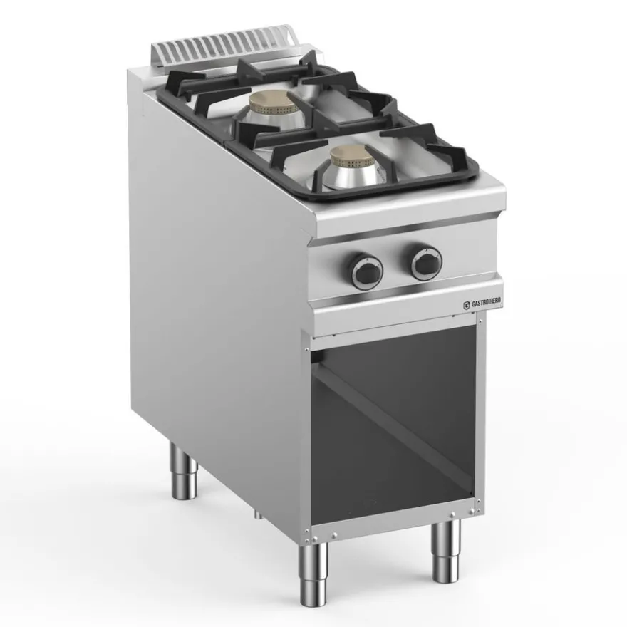 GasherdSerie 900 - 40/90 mit offenem Unterbau - 2 Kochstellen - 11 kW