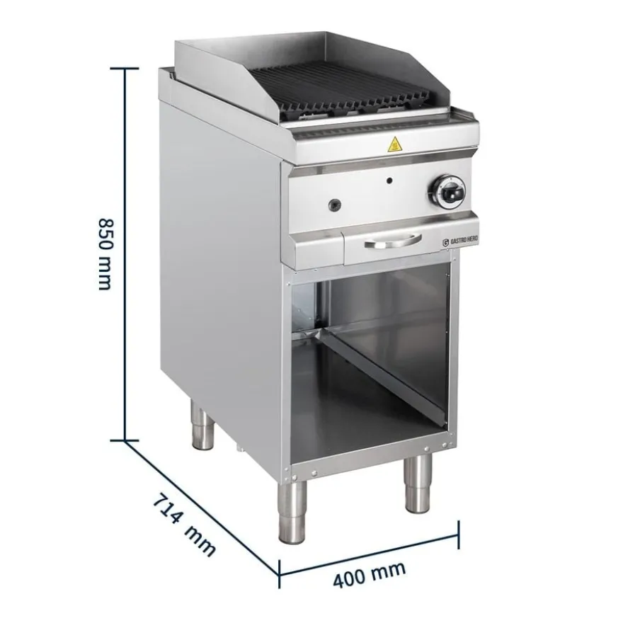 Gas-Lavasteingrill Serie 700 - 40/70