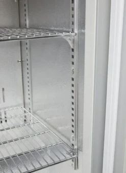 Gastro-Cool Barkühlschrank 128 Liter silber, LED, unterbaufähig