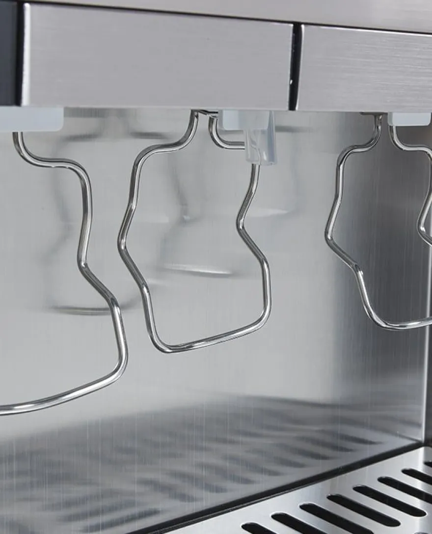 Gastro-Cool BIB30 Bag-in-Box-Dispenserkühlschrank 3x 10 Liter schwarz, 3 verschiedene Getränke