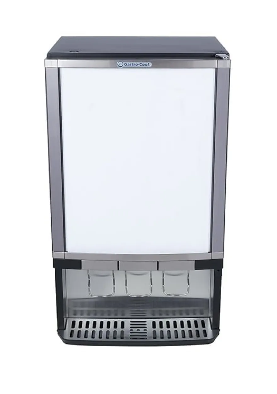 Gastro-Cool BIB30 Bag-in-Box-Dispenserkühlschrank 3x 10 Liter schwarz, 3 verschiedene Getränke