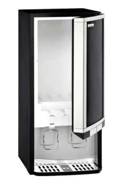 Gastro-Cool BIB20 Bag-in-Box-Dispenserkühlschrank 2x 10 Liter schwarz, 2 verschiedene Getränke