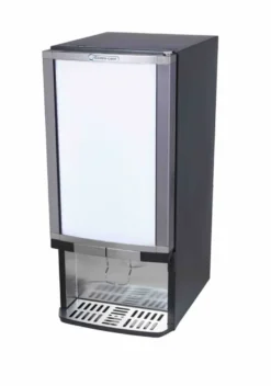 Gastro-Cool BIB20 Bag-in-Box-Dispenserkühlschrank 2x 10 Liter schwarz, 2 verschiedene Getränke