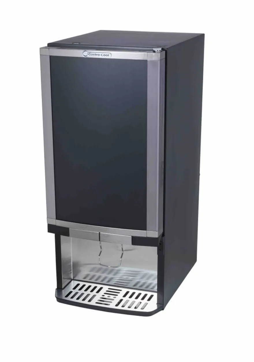 Gastro-Cool BIB20 Bag-in-Box-Dispenserkühlschrank 2x 10 Liter schwarz, 2 verschiedene Getränke