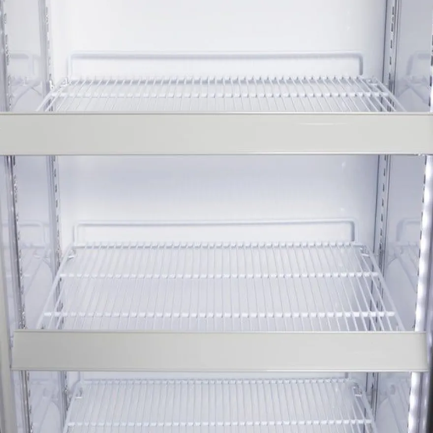 Gastro-Cool DC280 Getränkekühlschrank 229 Liter mit Werbedisplay schwarz/weiß, LED