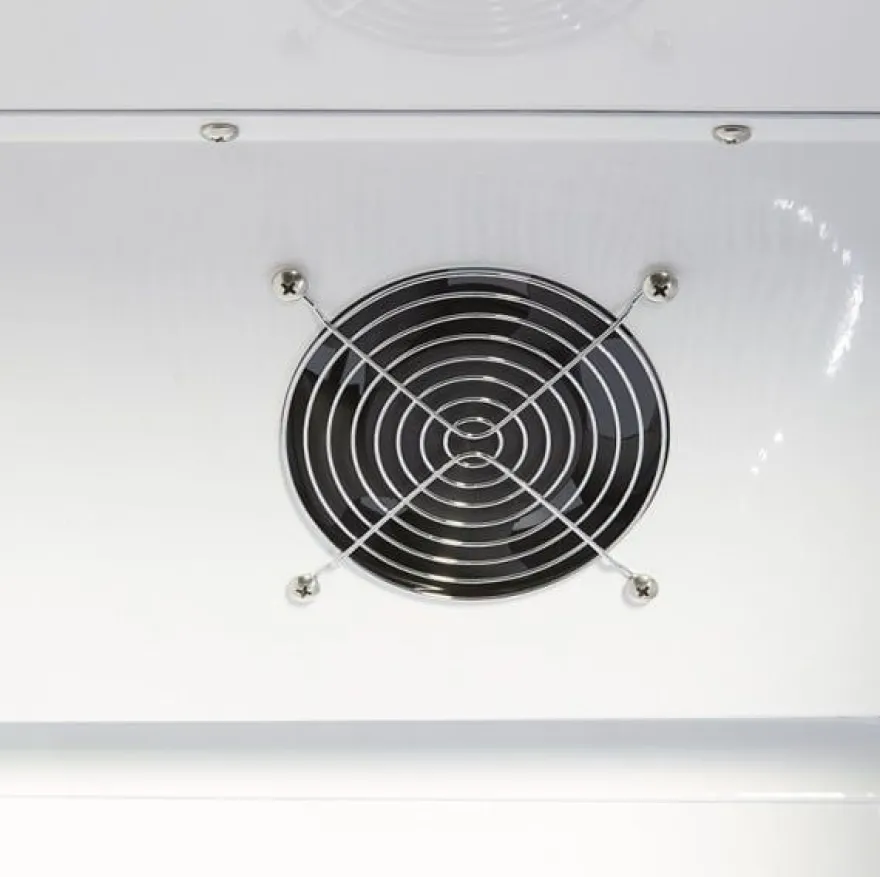 Gastro-Cool DC280 Getränkekühlschrank 229 Liter mit Werbedisplay schwarz/weiß, LED