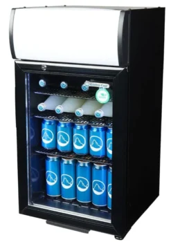 Gastro-Cool DC50 Getränkekühlschrank 52 Liter mit Leuchtaufsatz