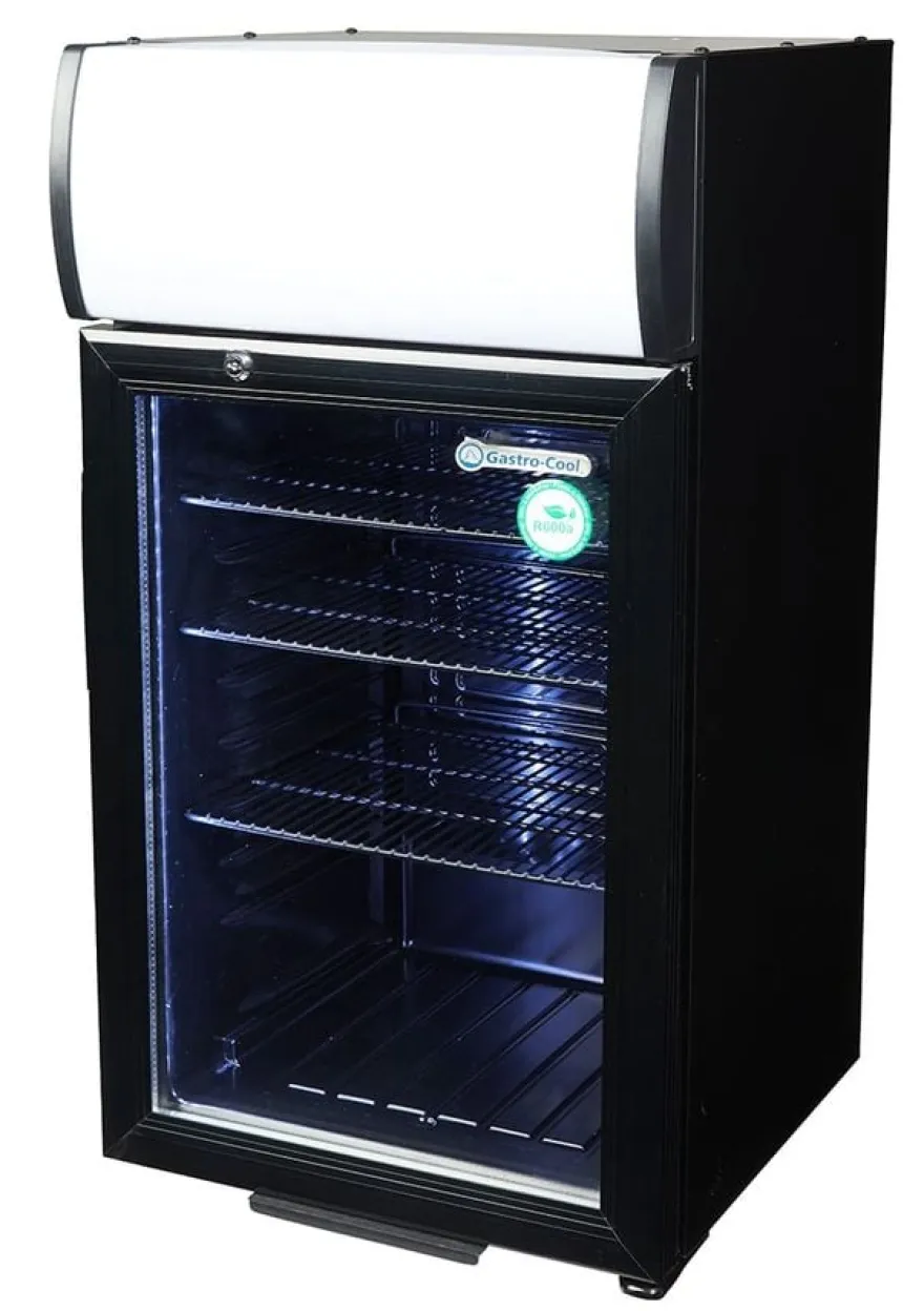 Gastro-Cool DC50 Getränkekühlschrank 52 Liter mit Leuchtaufsatz