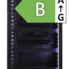 Gastro-Cool DC400 Getränkekühlschrank ECO STAR 400 Liter mit Werbedisplay schwarz/schwarz, LED, super sparsam