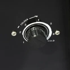 Gastro-Cool DC400 Getränkekühlschrank 400 Liter mit Werbedisplay schwarz/schwarz, LED