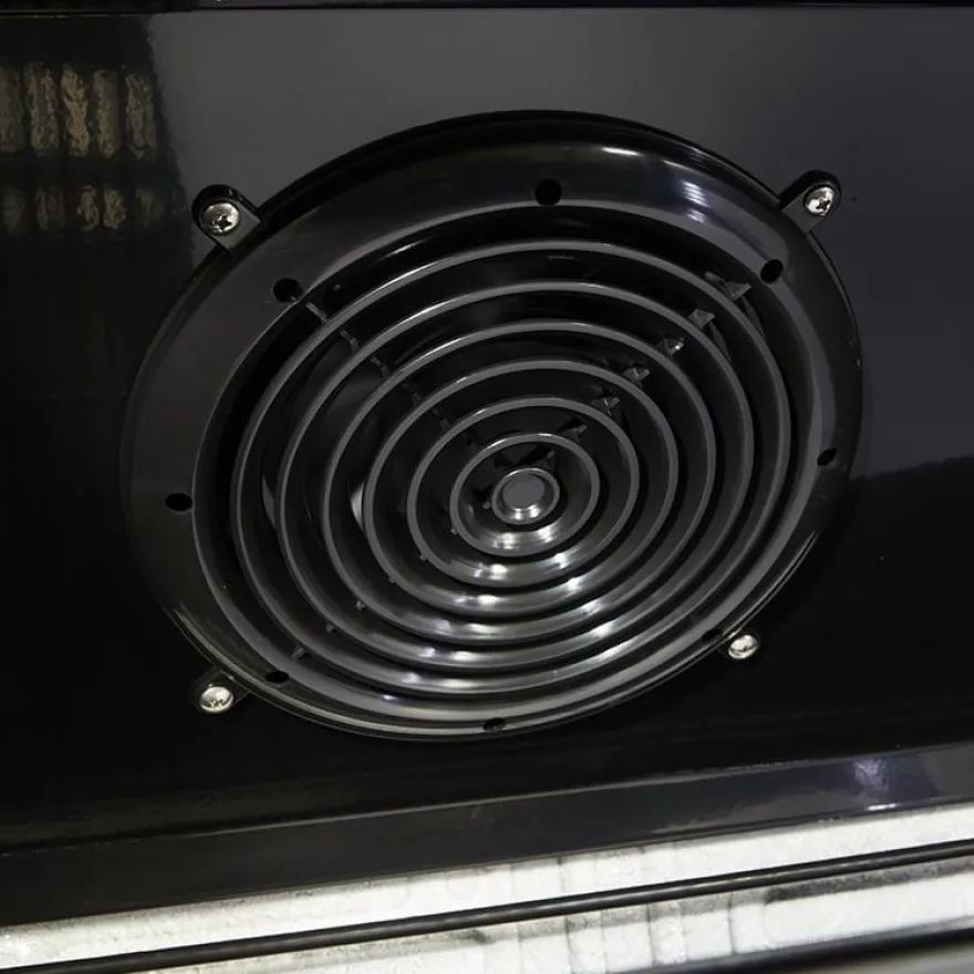 Gastro-Cool DC400 Getränkekühlschrank Afri-Cola 400 Liter schwarz/schwarz, LED