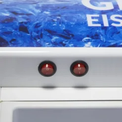 Gastro-Cool DC400 Getränkekühlschrank 400 Liter mit Werbedisplay weiß/weiß, LED