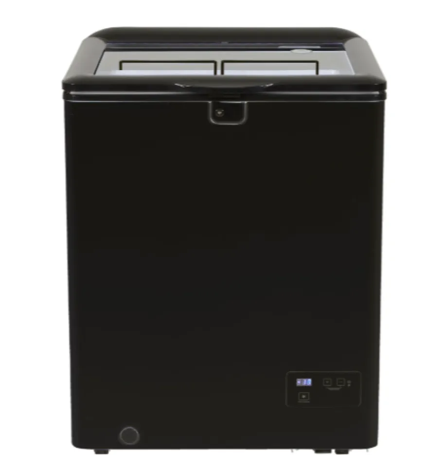 Gastro-Cool FC100 Gefrier-Kühltruhe 110 Liter mit Glasdeckel, LED Beleuchtung