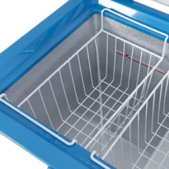 Gastro-Cool FC100 Gefrier-Kühltruhe 100 Liter weiß/blau, LED