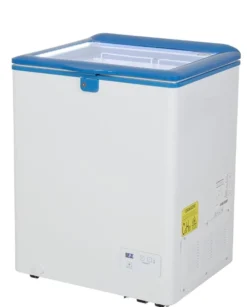 Gastro-Cool FC100 Gefrier-Kühltruhe 100 Liter weiß/blau, LED